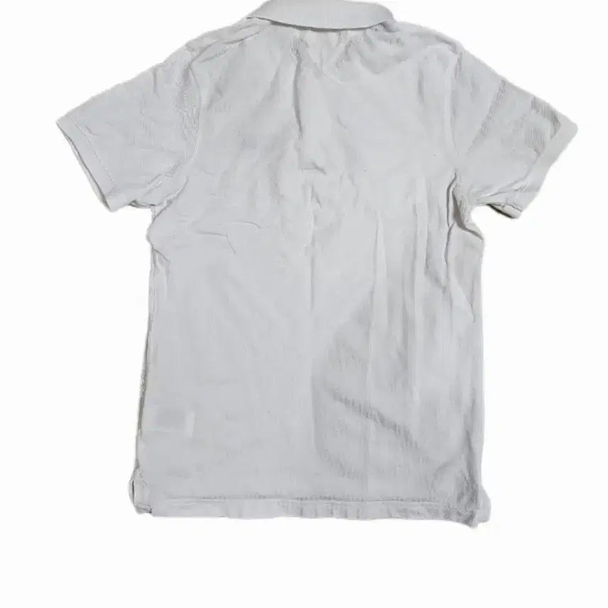 [BUNJANG] Tommy Hilfiger Cotton Pique Polo Shirt / [L] 타미힐피거 화이트 코튼 피케 폴로 셔츠 (반팔 카라티)