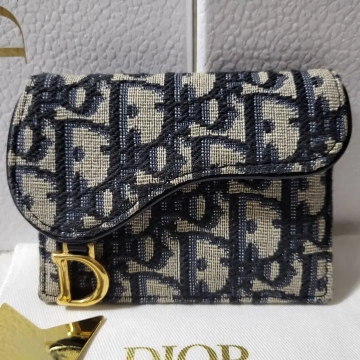 [BUNJANG] Dior Oblique Saddle Card Holder / [새상품급/풀구성] 디올 오블리크 새들 카드지갑