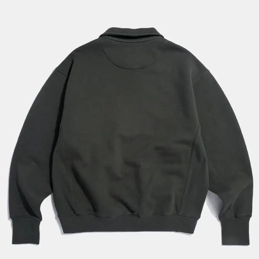 [BUNJANG] Espionage Retro Half Zip Sweatshirt Vintage Black / Retro Half Zip Sweatshirt Vintage Black