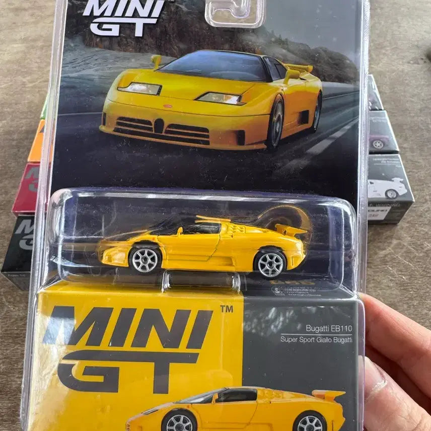 [BUNJANG] MINI GT Bugatti EB110 Yellow Diecast Model / (미개봉) 미니지티MINI GT 부가티 EB110 옐로우