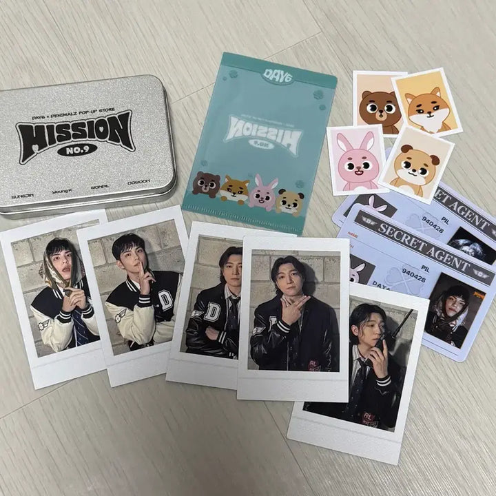 [BUNJANG] Day6 Mission 9 Pop-Up Tin Case Polar Denny Animals ID Card Holder / 데이식스 미션 나인 팝업 틴케이스 폴라 데니멀즈 증사 홀더 아이디 카드