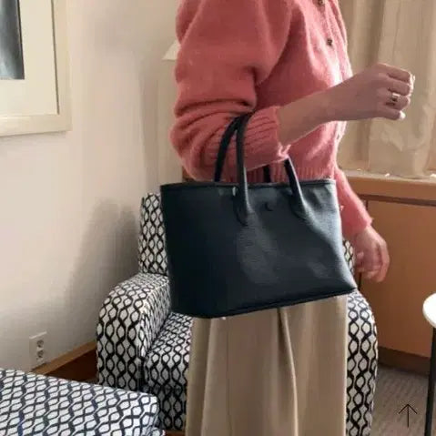 [BUNJANG] Bonggeut Dum Dum Open Tote Original Togo Leather Bag / 봉긋 덤덤오픈토트 오리지널 (토고가죽)미개봉