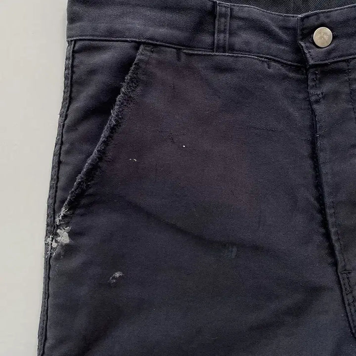 [BUNJANG] Moleskine French Work Pants / 빈티지 오리지널 몰스킨 리페어 페인팅 프렌치 워크팬츠