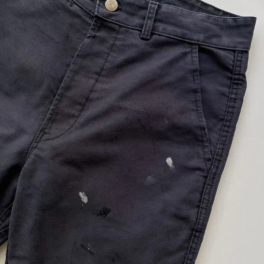 [BUNJANG] Moleskine French Work Pants / 빈티지 오리지널 몰스킨 리페어 페인팅 프렌치 워크팬츠