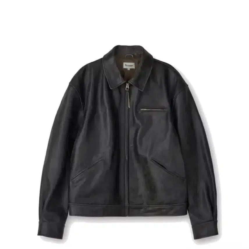 [BUNJANG] Brumman OG Leather Sports Jacket (L) / 브루먼 og 레더 스포츠 자켓(L
