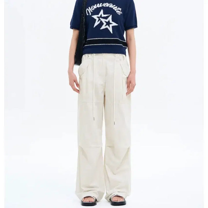 [BUNJANG] 8Seconds Ripstop Cotton Pants Ivory 67 / 에잇세컨즈 립스탑 코튼 팬츠
