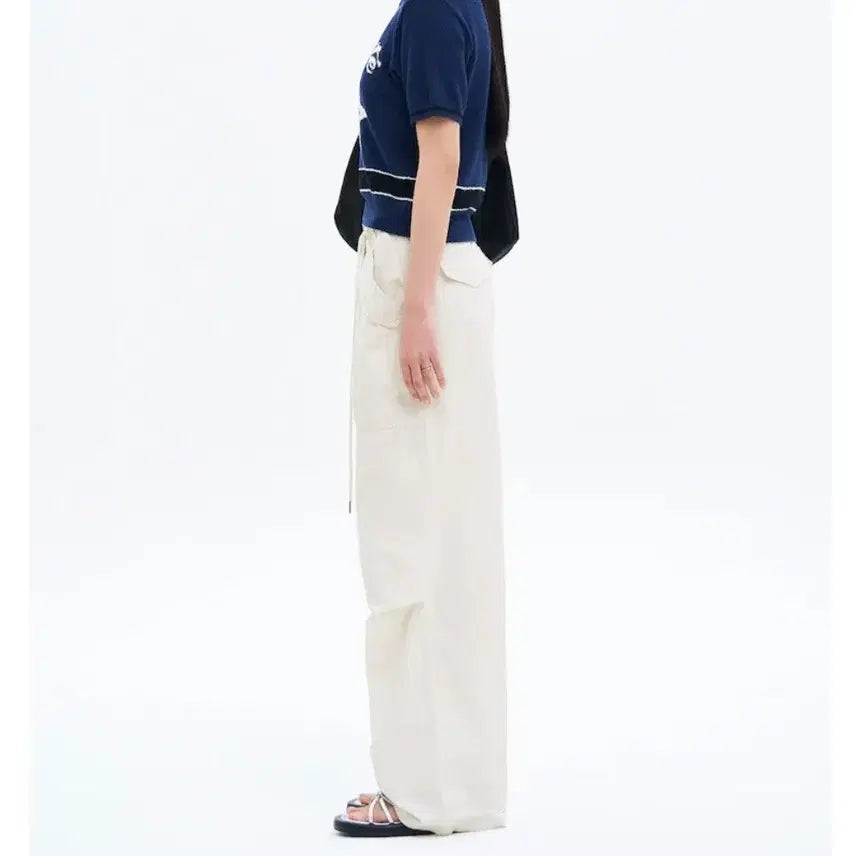 [BUNJANG] 8Seconds Ripstop Cotton Pants Ivory 67 / 에잇세컨즈 립스탑 코튼 팬츠