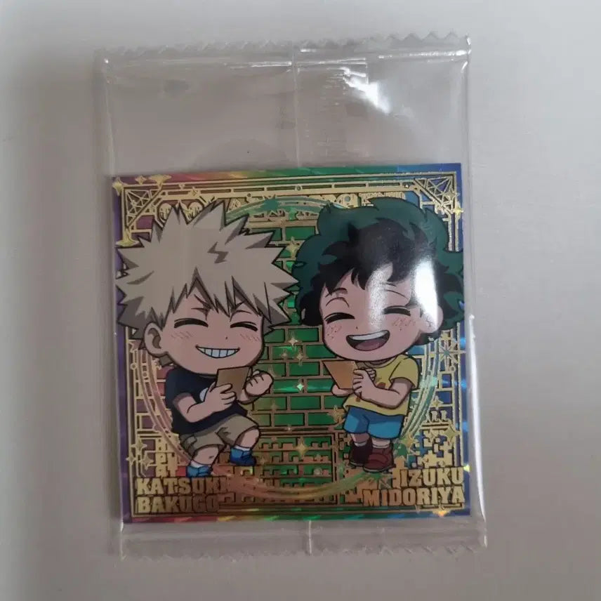 [BUNJANG] My Hero Academia Midoriya Bakugo Wafer Seal / 히로아카 미도리야 바쿠고 미개봉 웨하스 씰 pur