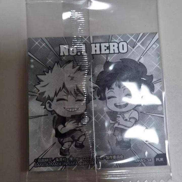 [BUNJANG] My Hero Academia Midoriya Bakugo Wafer Seal / 히로아카 미도리야 바쿠고 미개봉 웨하스 씰 pur