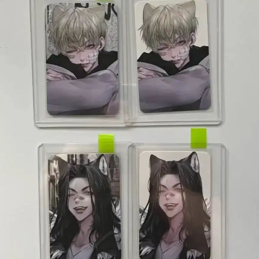 [BUNJANG] Tokyo Revengers Chifuyu &amp; Baji Illustration Photocard Bundle Set / 도리벤 치후유&amp;바지 일러스트 포카 일괄