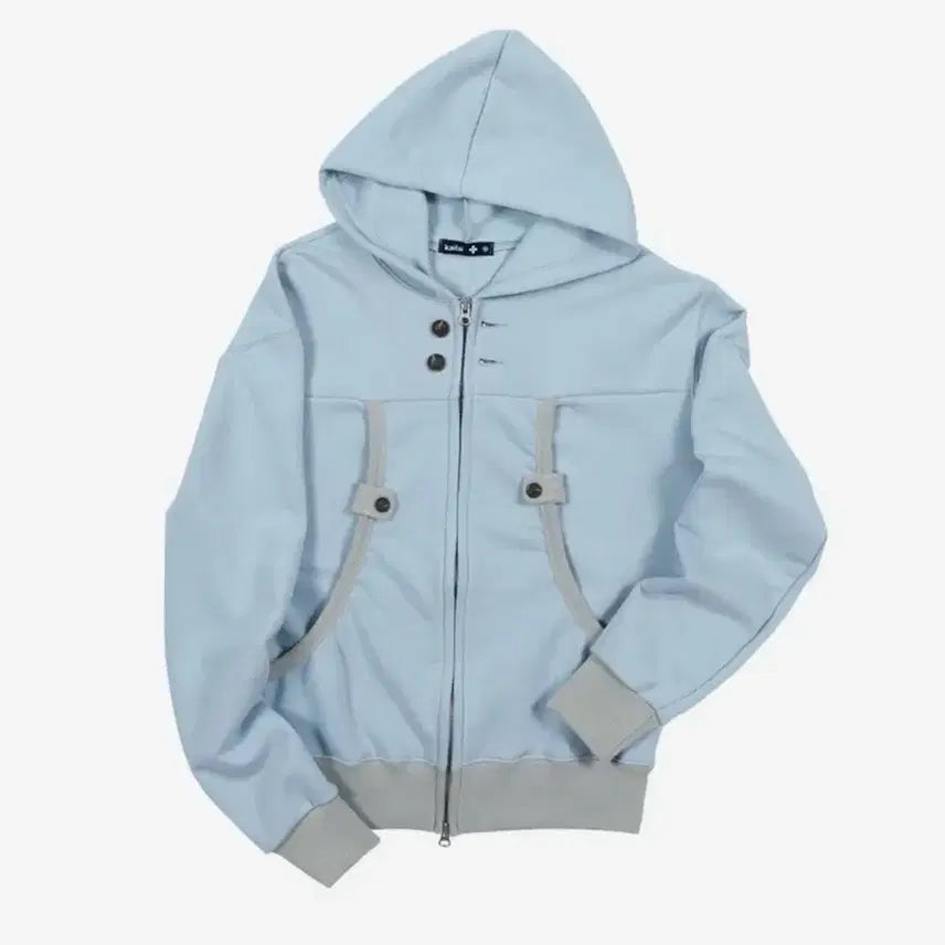 [BUNJANG] Musinsa Kai-Pie Curve Button Hoodie Zip-up (L) / 무신사 카이파이 커브 버튼 후드집업 L