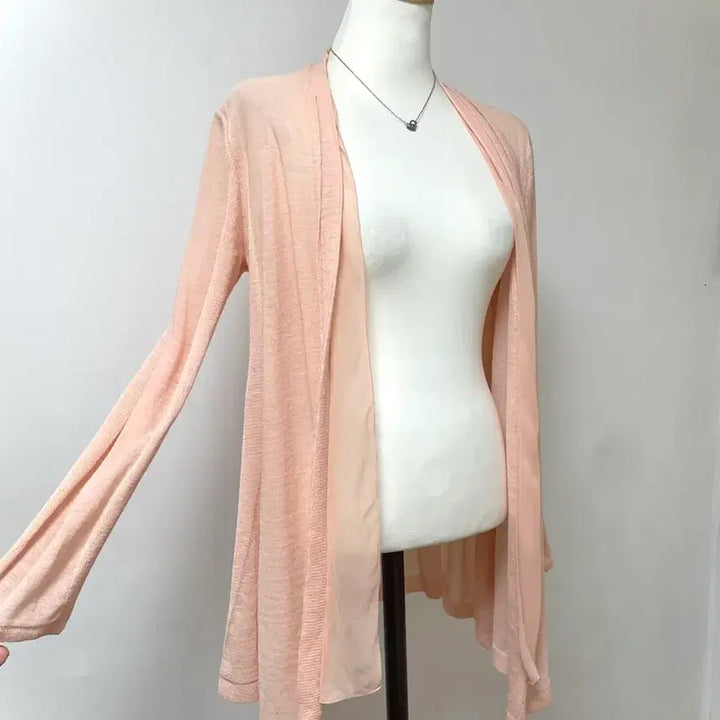 [SOLD OUT] MINE 마인 숄 로브 셔링 레이어드 가디건 블라우스