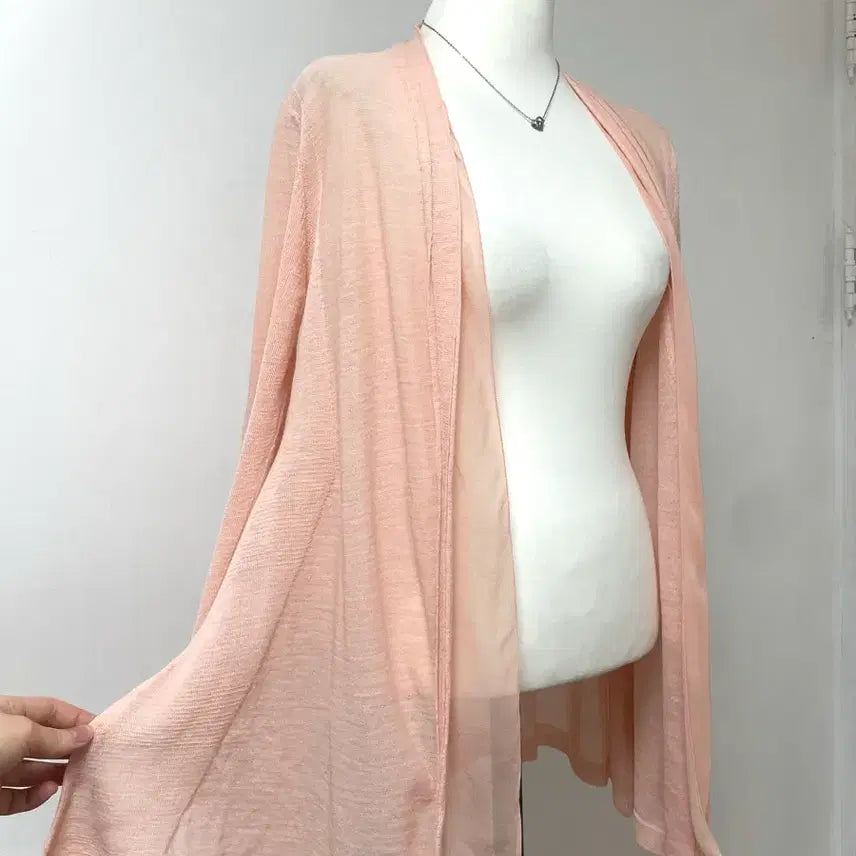 [SOLD OUT] MINE 마인 숄 로브 셔링 레이어드 가디건 블라우스