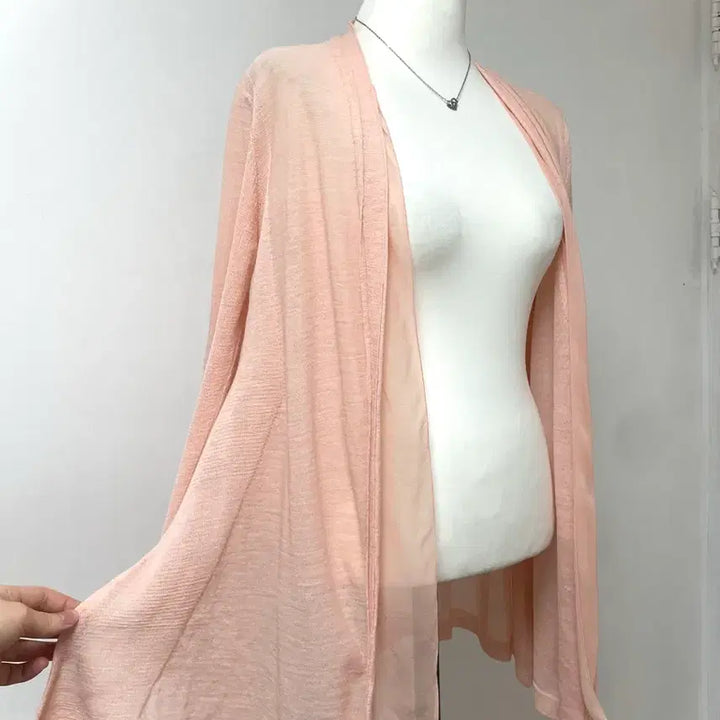 [SOLD OUT] MINE 마인 숄 로브 셔링 레이어드 가디건 블라우스