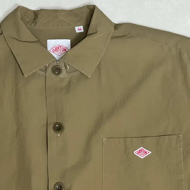 [BUNJANG] Danton Khaki Short Sleeve Shirt Size 44 / 단톤 danton 카키 반팔 셔츠 44