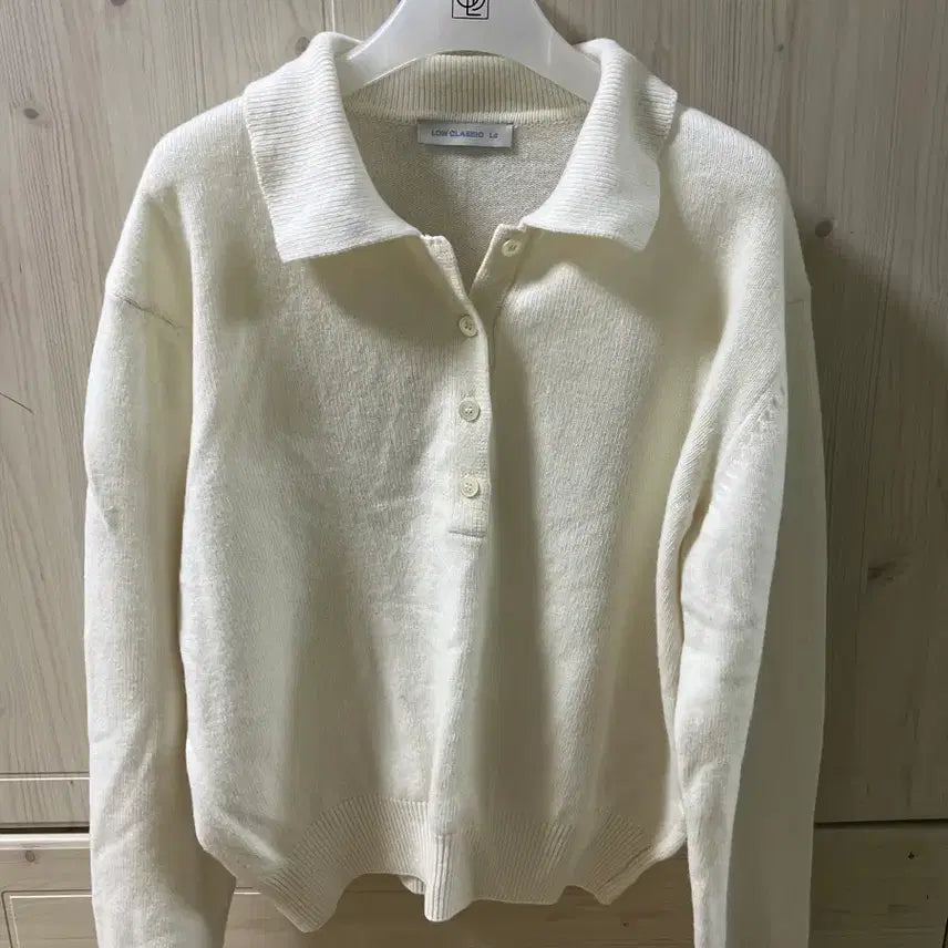 [BUNJANG] LOW CLASSIC Cashmere Collar Knit / 로우클래식 캐시미어 카라 니트