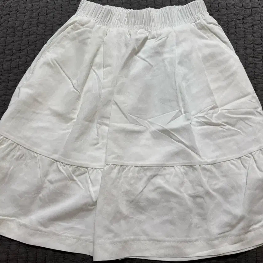 [BUNJANG] A-Line White Skirt / 화이트 스커트 A라인 치마
