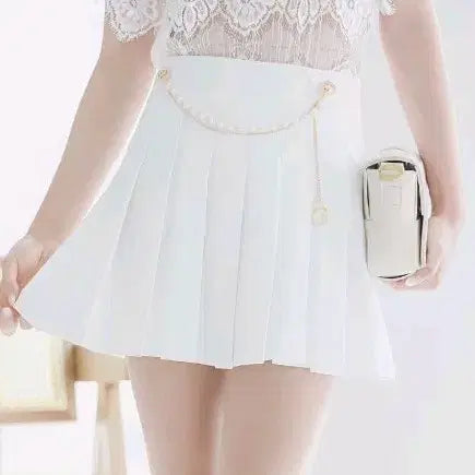 [BUNJANG] Coco Sister Pearl Chain Skirt Dress / 수입의류 진주체인치마(59800) 홀복 코코언니에스드레스 최종가격
