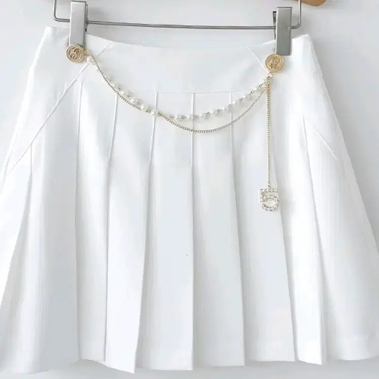 [BUNJANG] Coco Sister Pearl Chain Skirt Dress / 수입의류 진주체인치마(59800) 홀복 코코언니에스드레스 최종가격