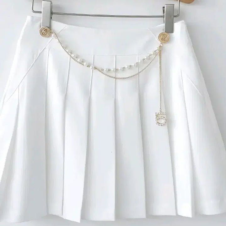 [BUNJANG] Coco Sister Pearl Chain Skirt Dress / 수입의류 진주체인치마(59800) 홀복 코코언니에스드레스 최종가격