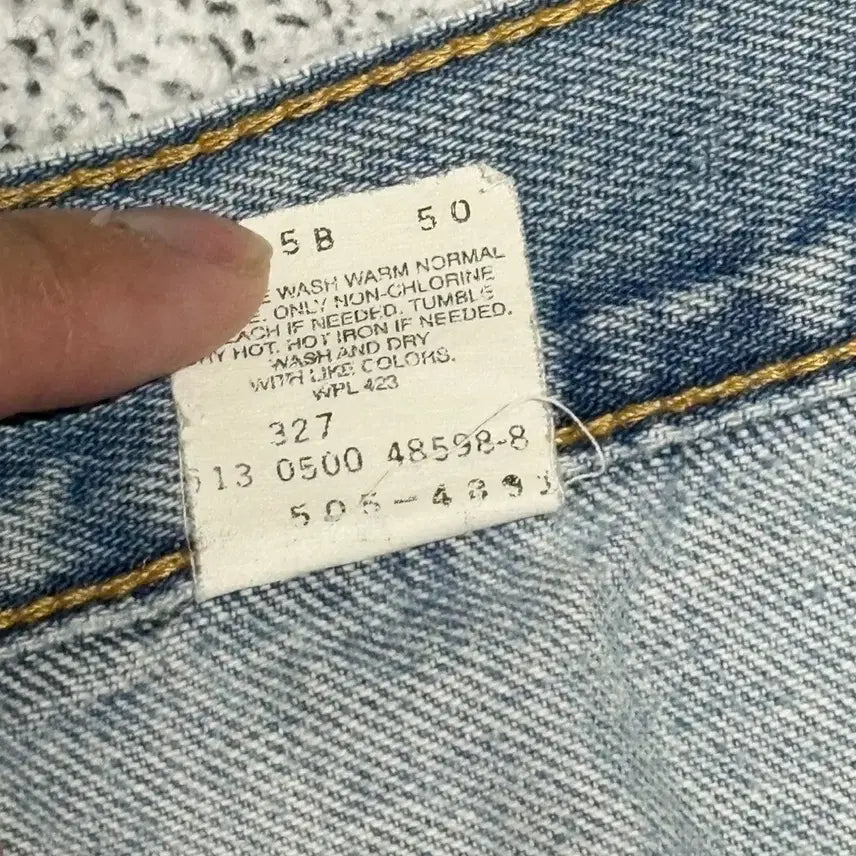 [BUNJANG] 00s 빈티지 리바이스 505 데님 (실36x30) Made in USA / 00s 빈티지 리바이스 505 데님 (실36x30) Made in USA