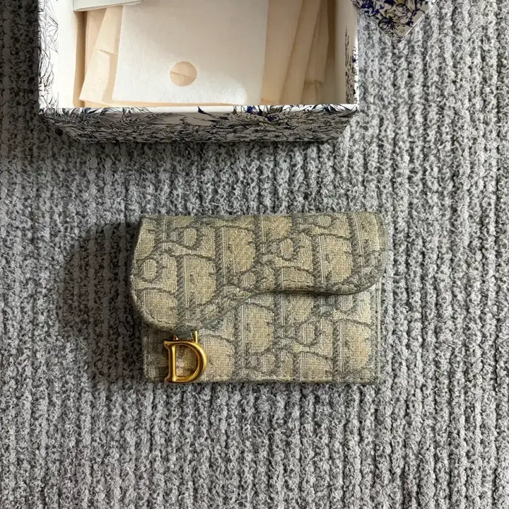 [BUNJANG] Dior Oblique Saddle Cardholder / 디올 오블리크 새들 카드지갑