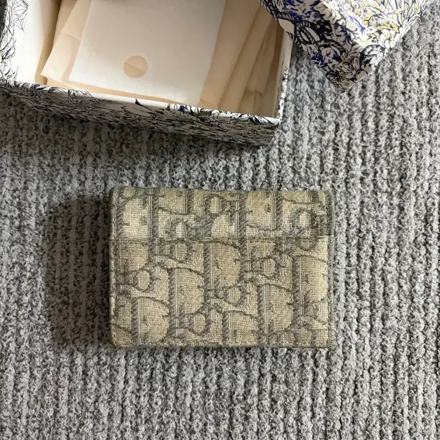 [BUNJANG] Dior Oblique Saddle Cardholder / 디올 오블리크 새들 카드지갑
