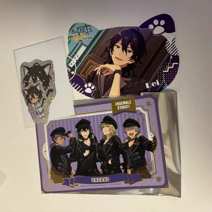 [BUNJANG] Ensemble Stars 10th Anniversary Nanja Town Undead Rei Special Coaster Bundle Set / 일괄) 앙스타 10주년 난쟈타운 특전 코스터 언데드 레이