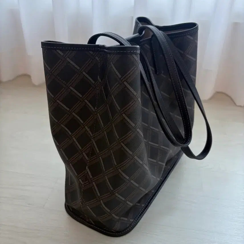 [BUNJANG] Rouge &amp; Lounge Brown Shopper Tote Bag / 루즈앤라운지 브라운 쇼퍼백 토트백 가방