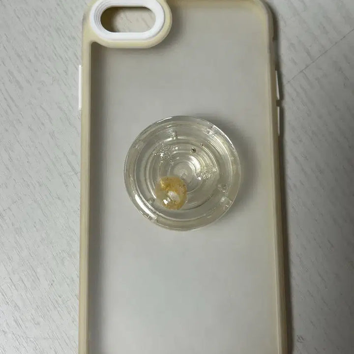 [BUNJANG] iPhone 7/8/SE2 Semi-Transparent Grip Tok Case / 아이폰 7/8/SE2 반투명 그립톡 케이스