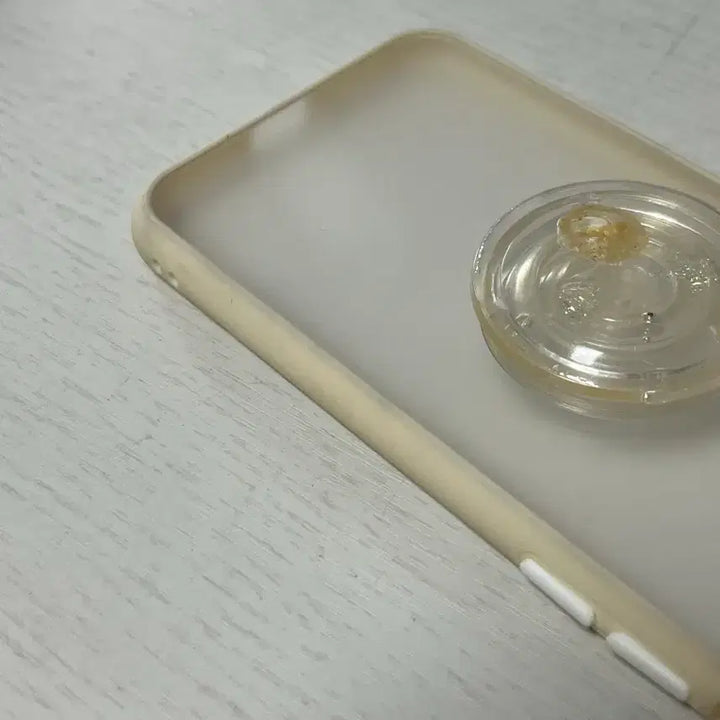 [BUNJANG] iPhone 7/8/SE2 Semi-Transparent Grip Tok Case / 아이폰 7/8/SE2 반투명 그립톡 케이스
