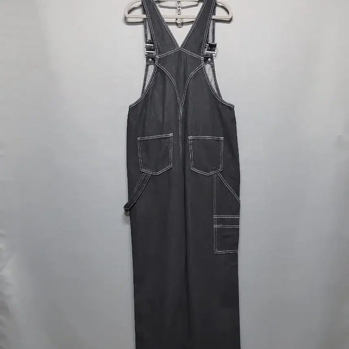 [BUNJANG] Black Denim Overall Pants / 블랙 데님 멜빵바지 (새상품)