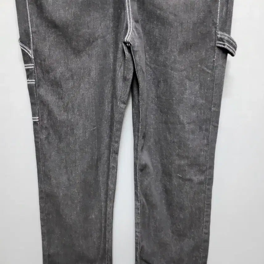 [BUNJANG] Black Denim Overall Pants / 블랙 데님 멜빵바지 (새상품)