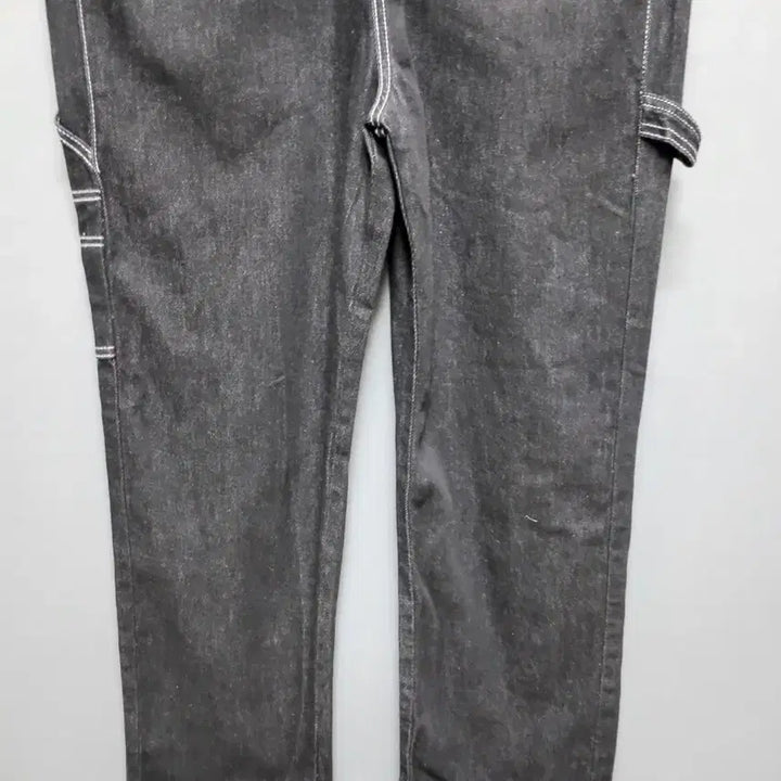 [BUNJANG] Black Denim Overall Pants / 블랙 데님 멜빵바지 (새상품)