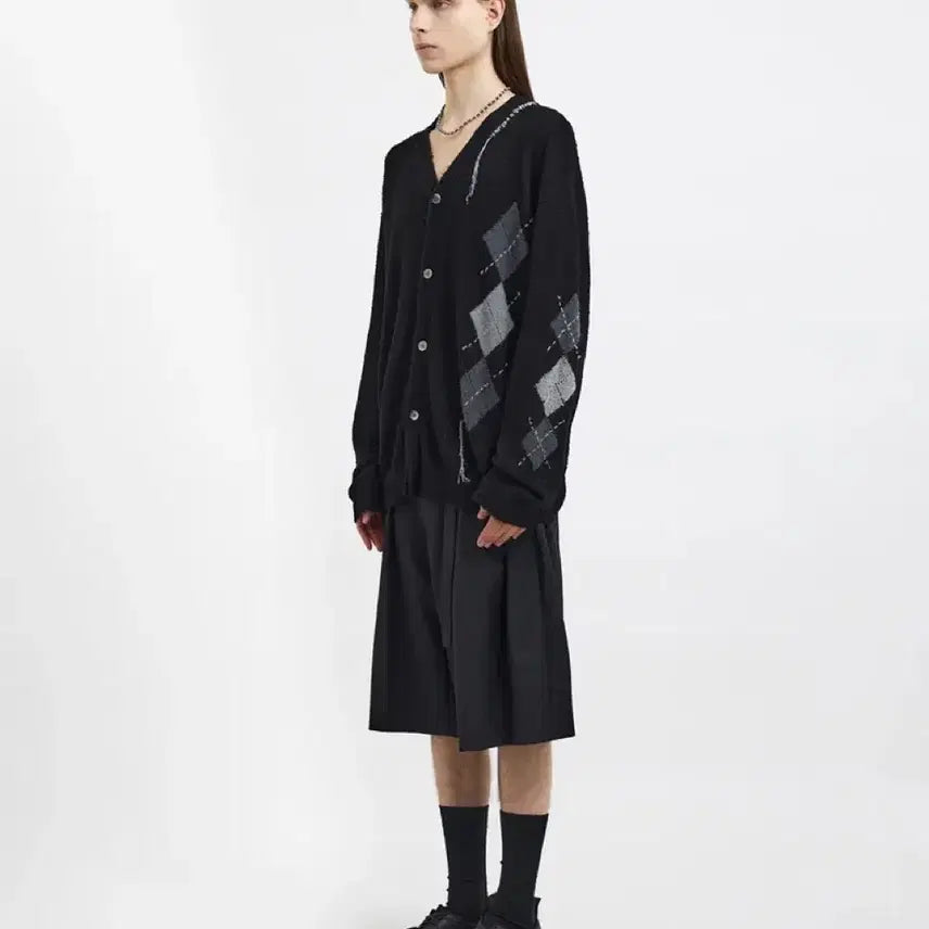 [BUNJANG] youth Argyle Hand Stitch Knit / (새상품-M) youth Argyle Hand Stitch Knit