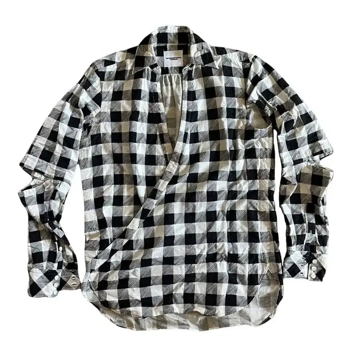 [BUNJANG] Soloist 17SS Checkered Pullover Shirt / 솔로이스트 17SS 풀오버 체크셔츠