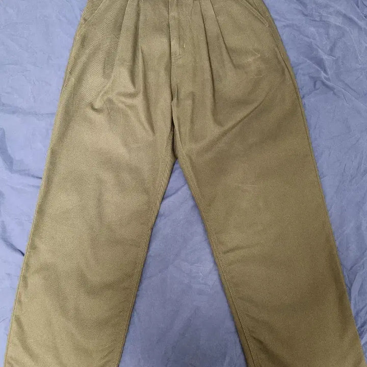 [BUNJANG] DECKET Dawn 2Pleats Wide Pants Khaki / [데케트] Dawn 2Pleats Wide Pants/Khaki/28