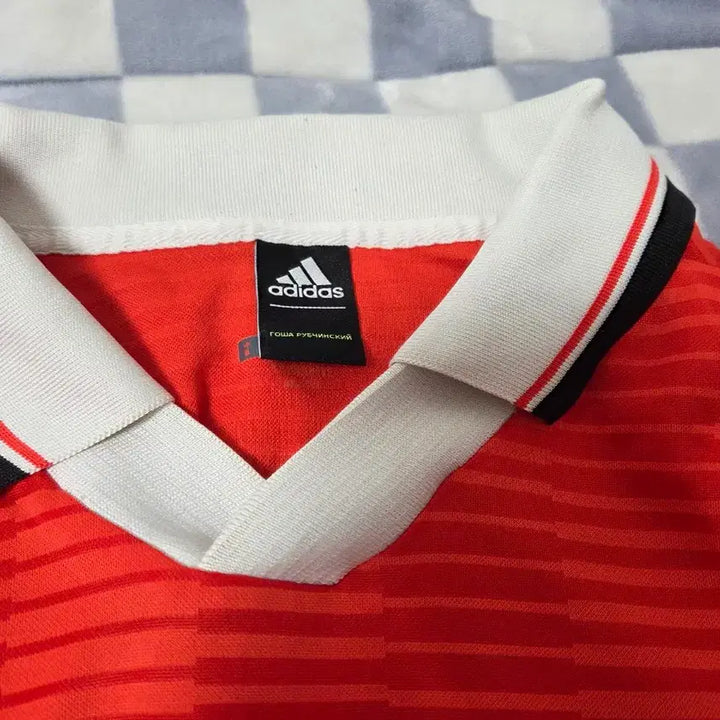 [BUNJANG] Adidas Gosha Rubchinskiy Soccer Jersey Red XL / 아디다스 GOSHA 고샤 루브친스키 콜라보 사커져지 카라티셔츠 레드 XL