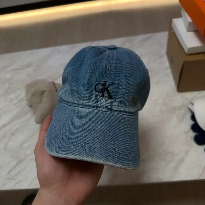 [BUNJANG] [s급] 캘빈클라인 ck 데님 볼캡 / [s급] 캘빈클라인 ck 데님 볼캡