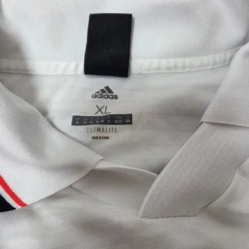 [BUNJANG] Adidas Gosha Rubchinskiy Soccer Jersey White XL / 아디다스 GOSHA 고샤 루브친스키 콜라보 사커져지 카라티셔츠 화이트XL