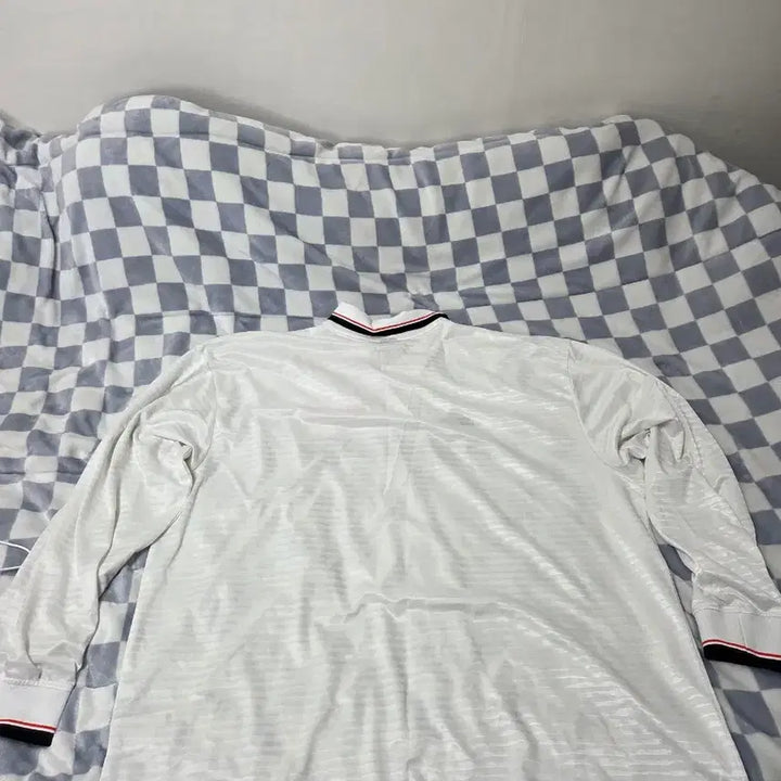 [BUNJANG] Adidas Gosha Rubchinskiy Soccer Jersey White XL / 아디다스 GOSHA 고샤 루브친스키 콜라보 사커져지 카라티셔츠 화이트XL