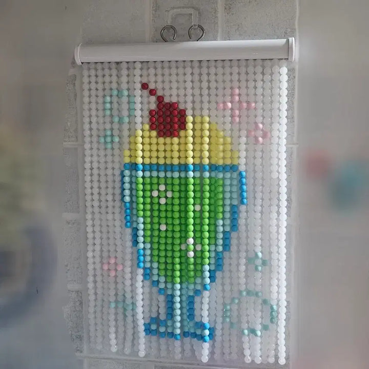 [BUNJANG] Maniland Japanese-style Melon Soda Bead Art Display Piece / 마니랜드 일본풍 메론소다 메론칵테일 비즈발 완성품 개봉전시품 방꾸