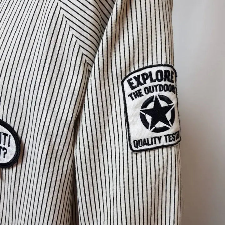 [BUNJANG] Raglan Patch Cotton Field Jacket / 레글런 와펜 면야상 새상품(77까지/원단좋아요)