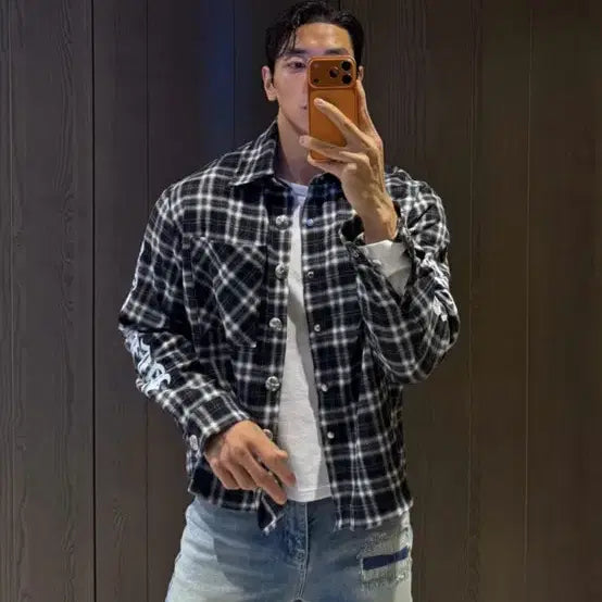 [BUNJANG] Rapinato Etoile Flannel Check Shirt / 라피나토에뚜알 / 플란넬 체크셔츠 / 50 새제품 팝니다