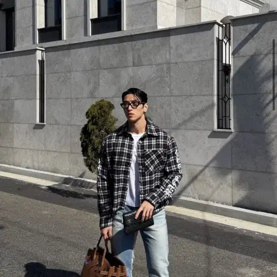 [BUNJANG] Rapinato Etoile Flannel Check Shirt / 라피나토에뚜알 / 플란넬 체크셔츠 / 50 새제품 팝니다