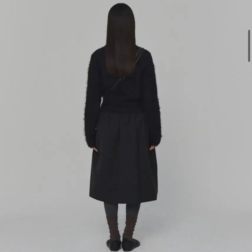 [BUNJANG] AMOMENTO Shaggy Crop Cardigan / 아모멘토 섀기 크롭 가디건