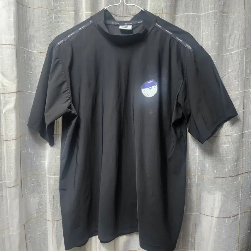 [BUNJANG] Malbon Golf Black Short Sleeve T-Shirt M / Malbon Golf 말본 블랙 반팔 티셔츠 골프웨어 M