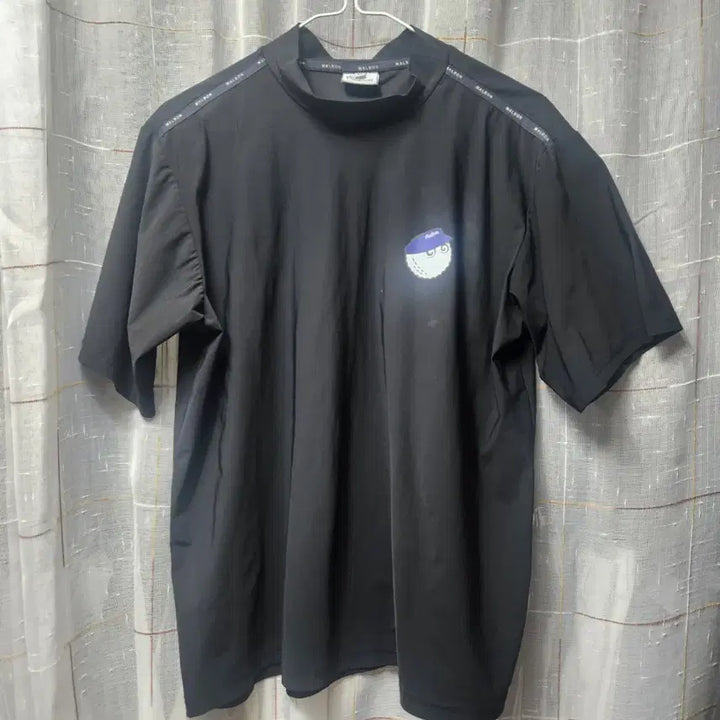 [BUNJANG] Malbon Golf Black Short Sleeve T-Shirt M / Malbon Golf 말본 블랙 반팔 티셔츠 골프웨어 M