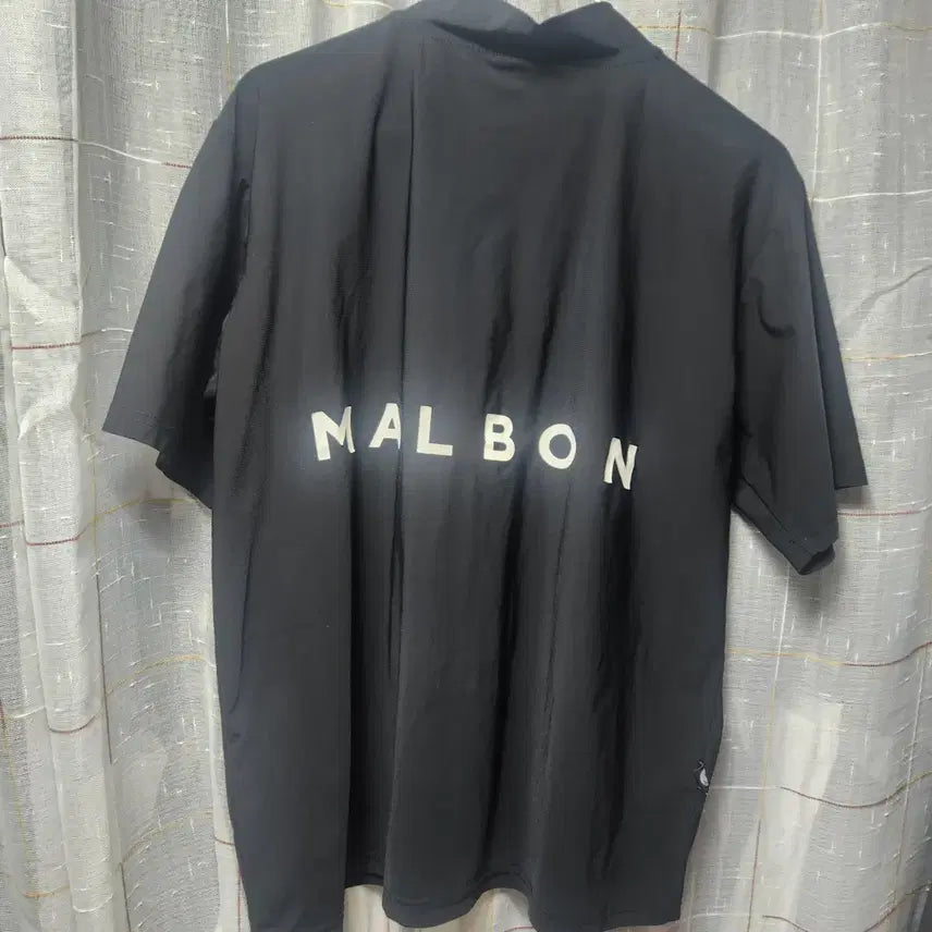 [BUNJANG] Malbon Golf Black Short Sleeve T-Shirt M / Malbon Golf 말본 블랙 반팔 티셔츠 골프웨어 M