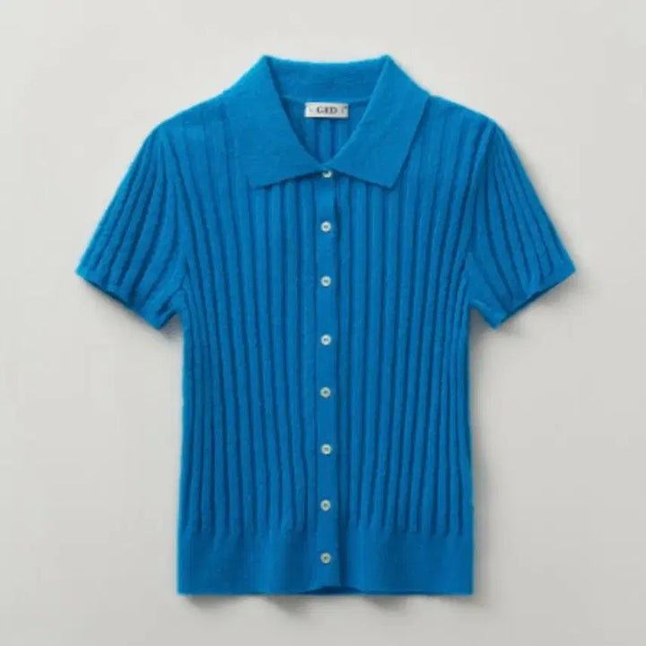 [BUNJANG] GED Button Collar Knit Blue Size S / GED 게드 버튼 카라 니트 블루 S사이즈 (새상품, 택O)